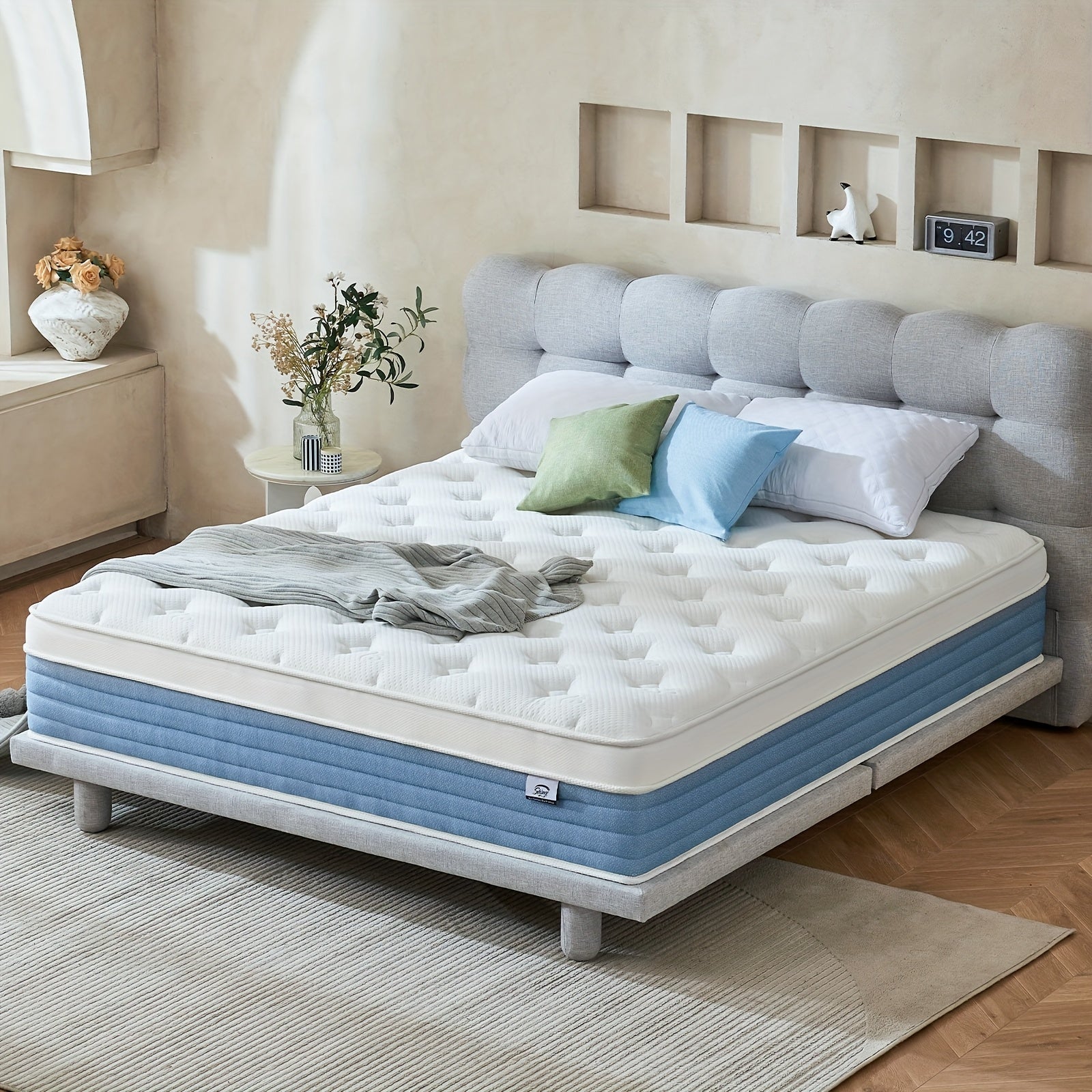 14 - inch QUEEN/KING SIZE mattress, hybrid memory foam full - size mattress - medium firmness, suitable for motion isolation, edge support, pressure relief - bed in a box - Home surplus Home surplus 19052;98969139