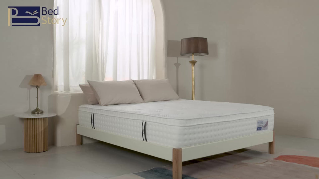 Assembled In USA -Twin/Queen/King Size Mattress, Premium High Quality Deep Sleep Firm Mattress Extra Lumbar Support, Memory Foam Hybrid Euro Top Luxury Mattress, Individually Wrapped Pocket Coils And Motion Isolation Home surplus