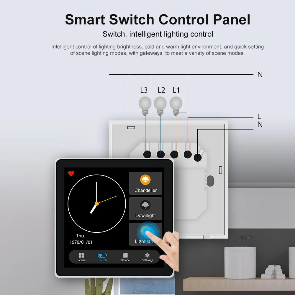 1 Piece  Smart Home Control Panel For Home-Euplug