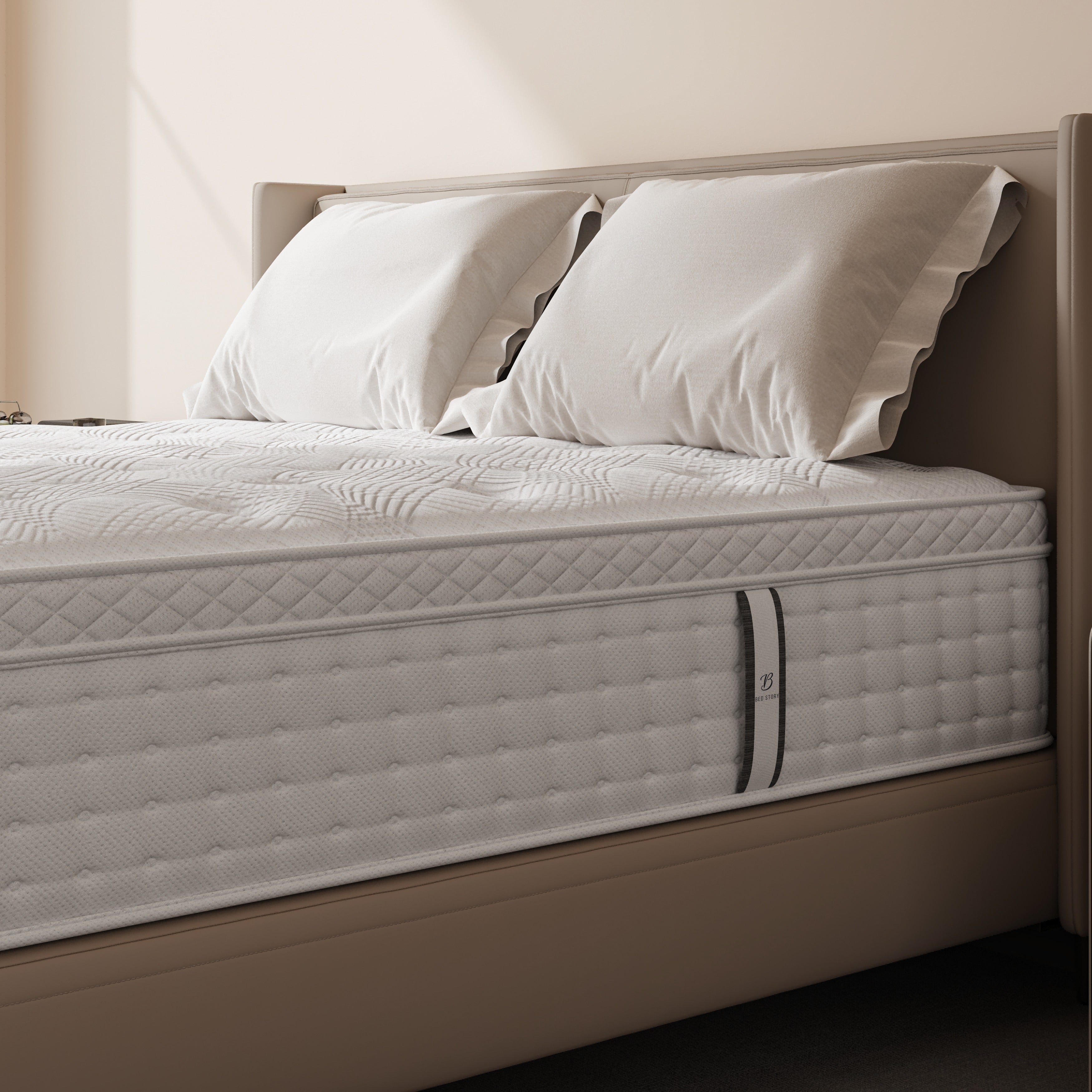 Assembled In USA - Twin/Queen/King Size Mattress, Premium High Quality Deep Sleep Firm Mattress Extra Lumbar Support, Memory Foam Hybrid Euro Top Luxury Mattress, Individually Wrapped Pocket Coils And Motion Isolation - Home surplus Home surplus 19480;83619269