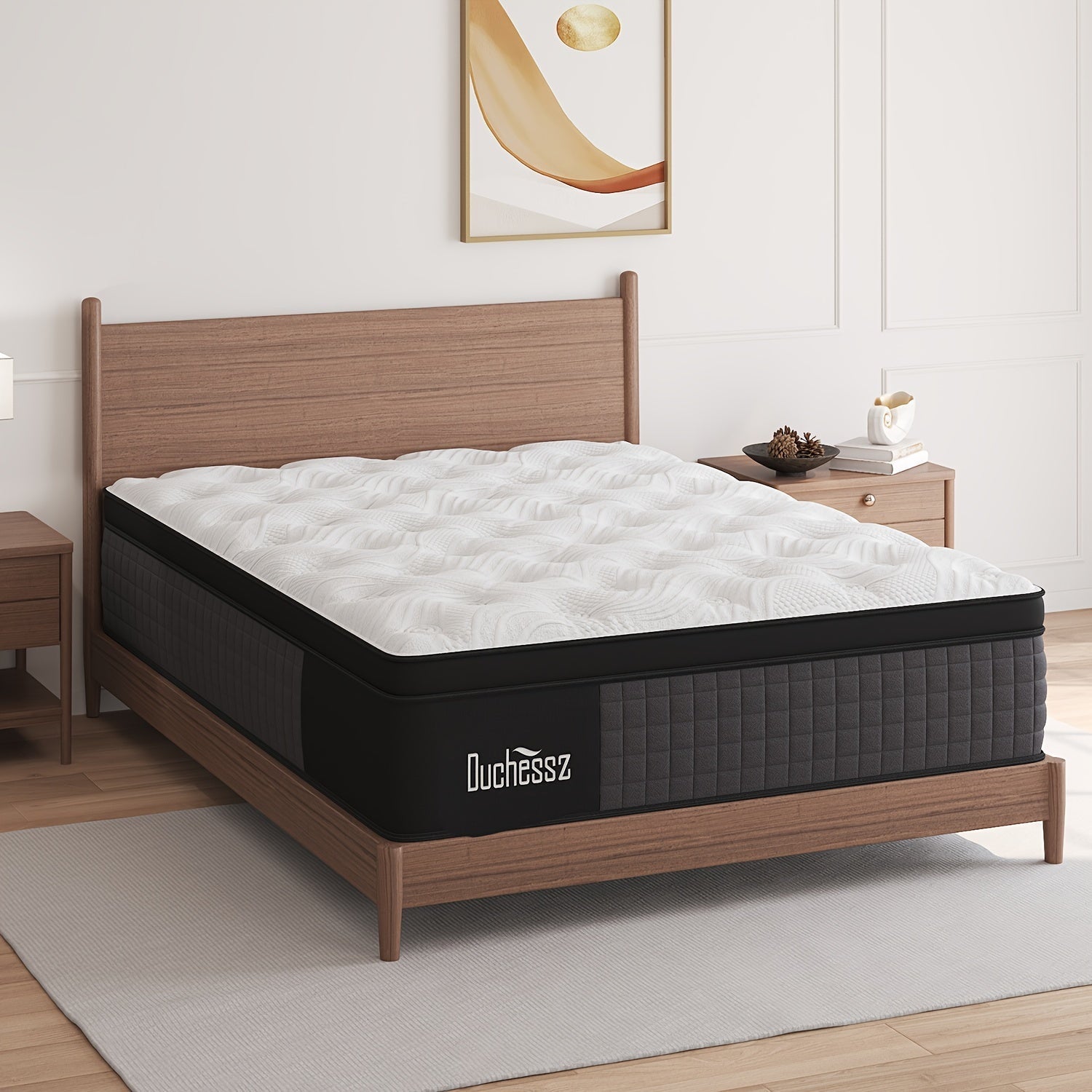 Duchess 10"12"14" Twin Full Queen King Size Mattress In A Box Hybrid Pocket Spring Gel Memory Foam, Motion Isolation Medium Firm - Home surplus Home surplus 19480;47002651