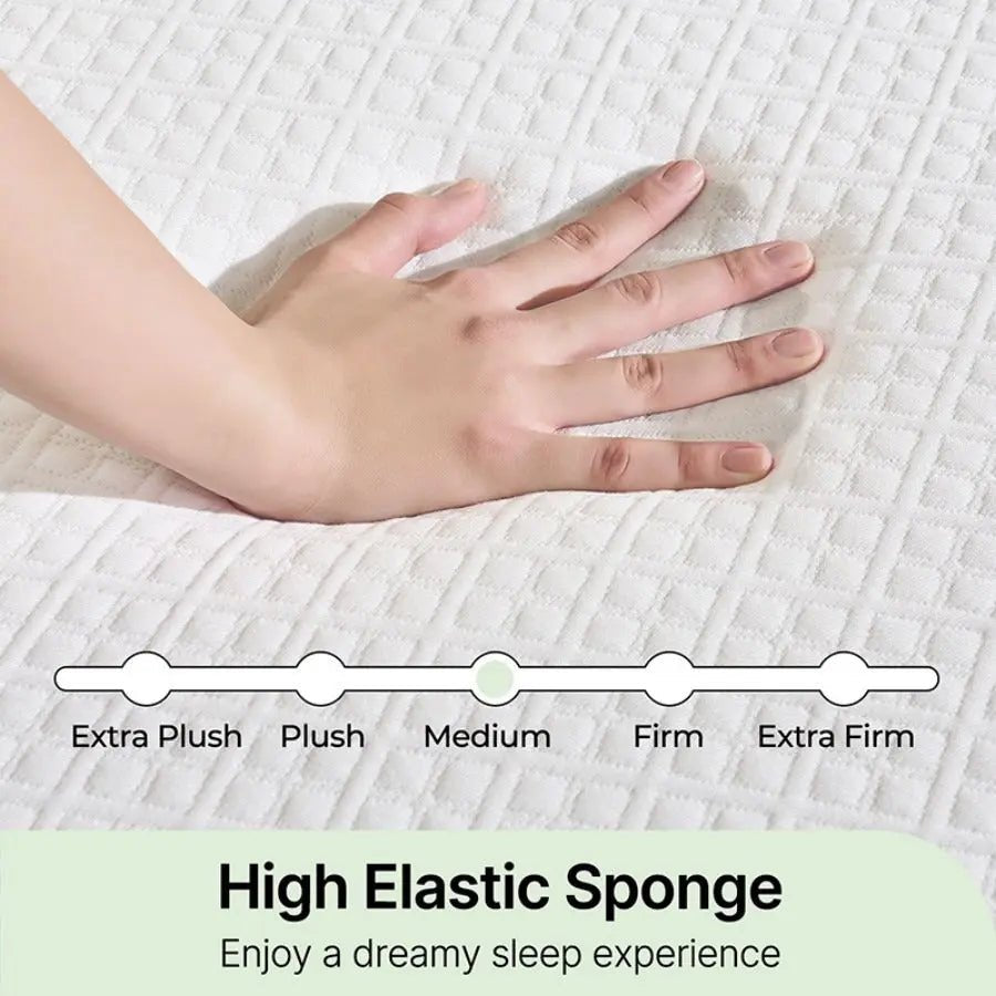 Greenstell Twin Full Queen King Size Mattress, 6/8/10 Inch Gel Memory Foam Mattress in a Box, Fiberglass Free, Furniture for Home Clearance and Closeout Breathable Mattress for Cooler Sleep Supportive, White - Home surplus Home surplus 73221876;78719584